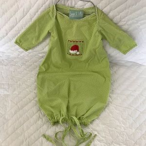 Adorable smocked infant gown